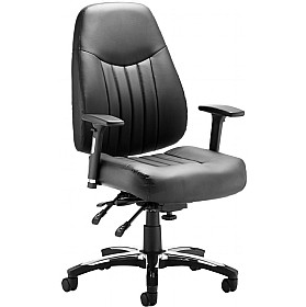 Katmai Deluxe Enviro Leather Faced Chair £169 - Office Furniture