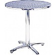 Round Aluminium Cafe Table