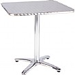 Aluminium Square Cafe Table