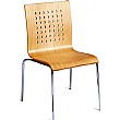 Cafe Chair With Holes (x2)