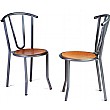 Silver Bistro Chair