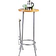 Tall Silver Bistro Table