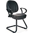 Miami Leather Visitor Chair
