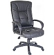 Hatton (Inflatable Lumbar) Leather Manager Chair