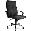 Oregon Leather Faced Manager chair