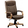 Richmond Brown Leather Manager Chair