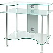 Kyoto Frosted Glass Computer Desk