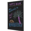 Chalk Board Oval Frame