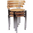 Bistro Cafe Chair Stacked