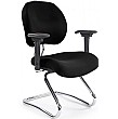 Designer Ergo Fabric Visitor Chair