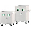 Mobile First Aid Storage Cupboards