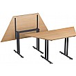 Heavy Duty Trapezoidal Flip Top Tables