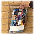 External Acrylic Wall Mounted Leaflet Dispensers
