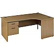 Annandale Panel End Ergonomic Desks With Single Fixed Pedestal