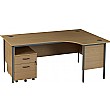 Annandale H-Leg Ergonomic Desk With Mobile Pedestal