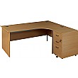 Annandale Panel End Ergonomic Desk With Desk End Mobile Pedestal