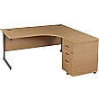 Combi Desk With Cantilever Legs