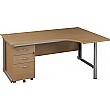 Craigmore Ergonomic Desk With Mobile Pedestal