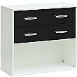 Black & White - Optional Drawers For Bookcases