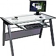 Bench Glass Computer Desk