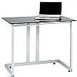 Rome Black Glass Laptop Computer Desk
