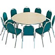 Gopak� Sealed Wood 5ft Round Folding Table