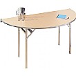 Semi-Circular Aluminium Folding Table