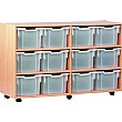12 Tray Extra Deep Mobile Storage