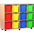 12 Tray Jumbo Mobile Storage