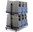 High Hanging Chair Trolley 3 Rows