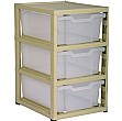 Gratstack Single Column Unit With 3 Deep Trays