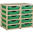 Gratstack 2 Column Unit With 10 Shallow Trays