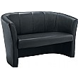 Renoir 2 Seater Leather Look Tub Chair