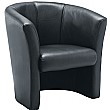 Renoir Leather Look Tub Chair