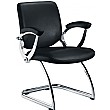 St Moritz Leather Visitor Chair