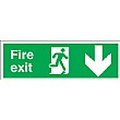 Fire Exit Down Arrow