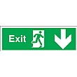 Exit Down Arrow