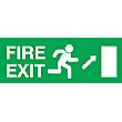 Fire Exit Diagonal Right Arrow