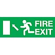 Fire Exit Up Diagonal Right Arrow