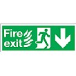 Fire Exit Down Arrow