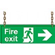Doubled Sided Hanging Sign