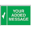 Custom Fire Assembly Sign
