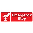 Red Emergency Stop Sign