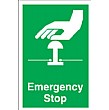 Portrait Emergency Stop Sign