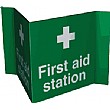 First Aid Station Projection Sign