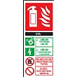 Co2 Fire Extinguisher Sign