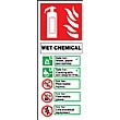 Wet Chemical Fire Extunguisher Sign