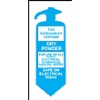 Dry Powder Usage Description Sign
