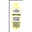 AFFF Foam Usage Description Sign