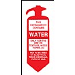 Water Usage Description Sign